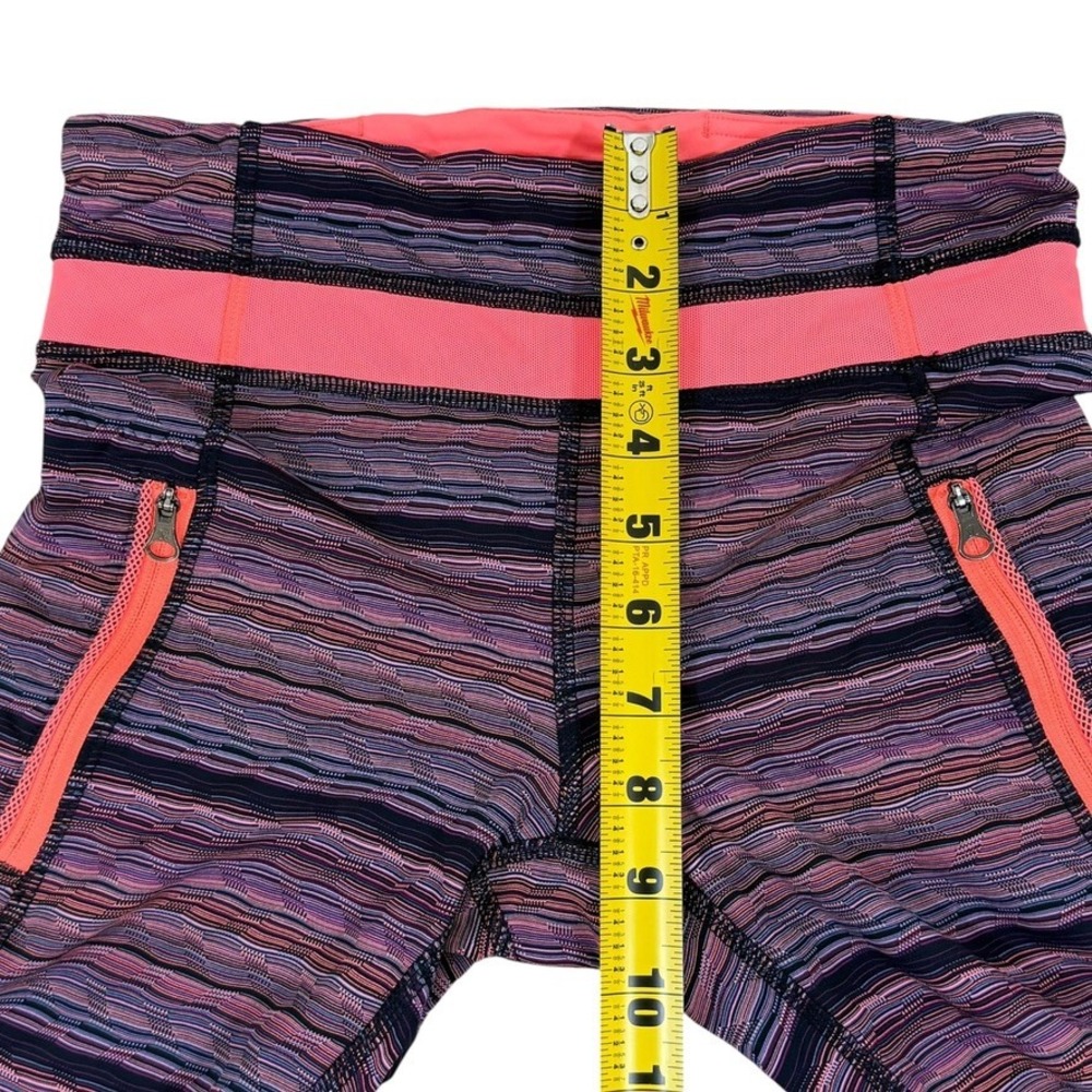 Lululemon Speed Tight IV Striped Pink Full-Length Leggings Women's‎ Size 4 - Picture 7 of 10